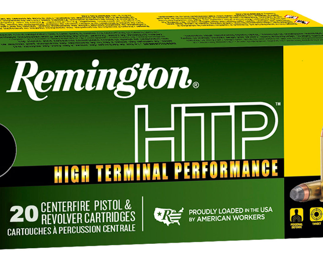 Remington Ammunition HTP 38 Special+P 125gr Semi Jacketed Hollow Point Rounds