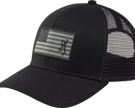 BROWNING CAP GLORY MESH SNAP BACK AMER FLAG PATCH