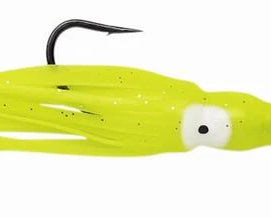 Spro SW Squidtail Jig 1/2oz Crazy Chartreuse