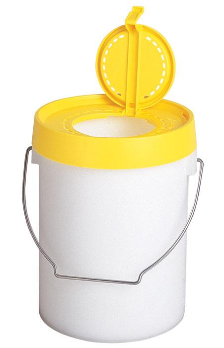 Frabill 8Qt Foam Lined Bucket White/Yellow