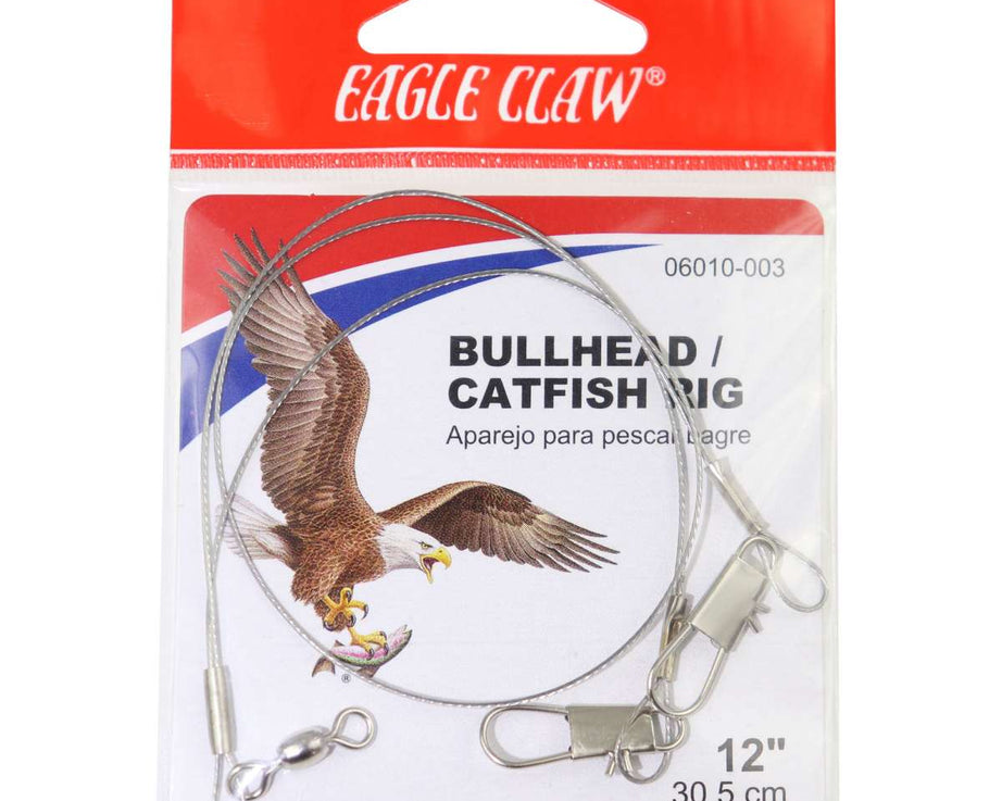 Eagle Claw Bullhd/Catfish Rig 12" Leader w/6" Drop - The Sportsman's Exchange