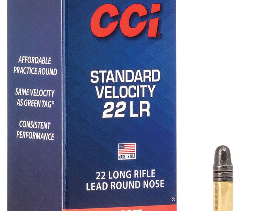 CCI Standard Velocity 22LR 40gr Rounds