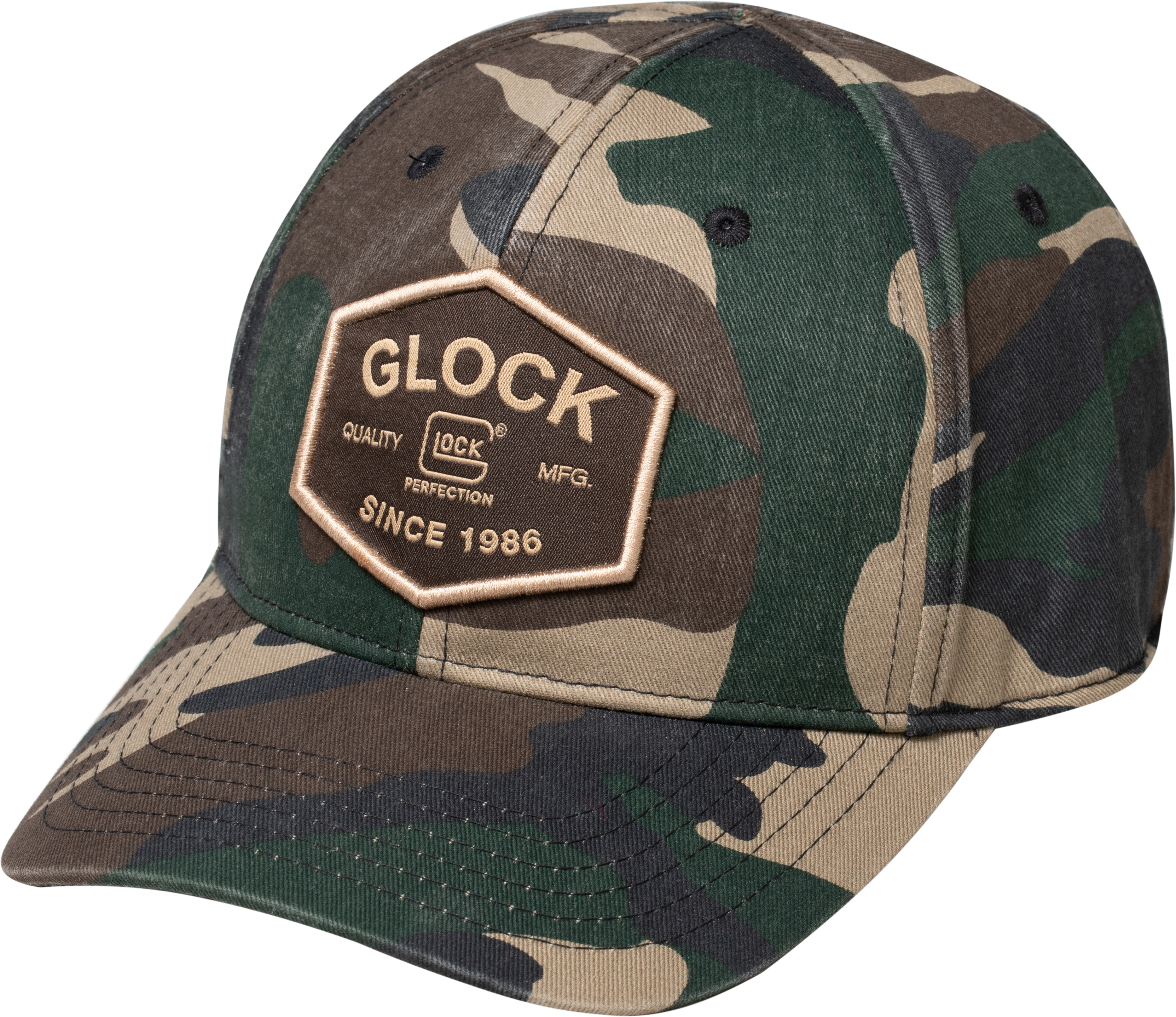 Glock AP95880 Quadcam Camo Snapback Hat