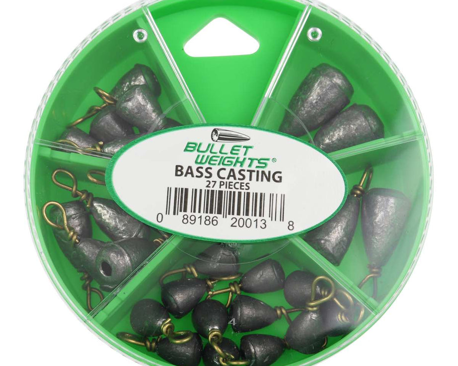 Bullet Weight Skillet Assorted Bass Casting Sinkers