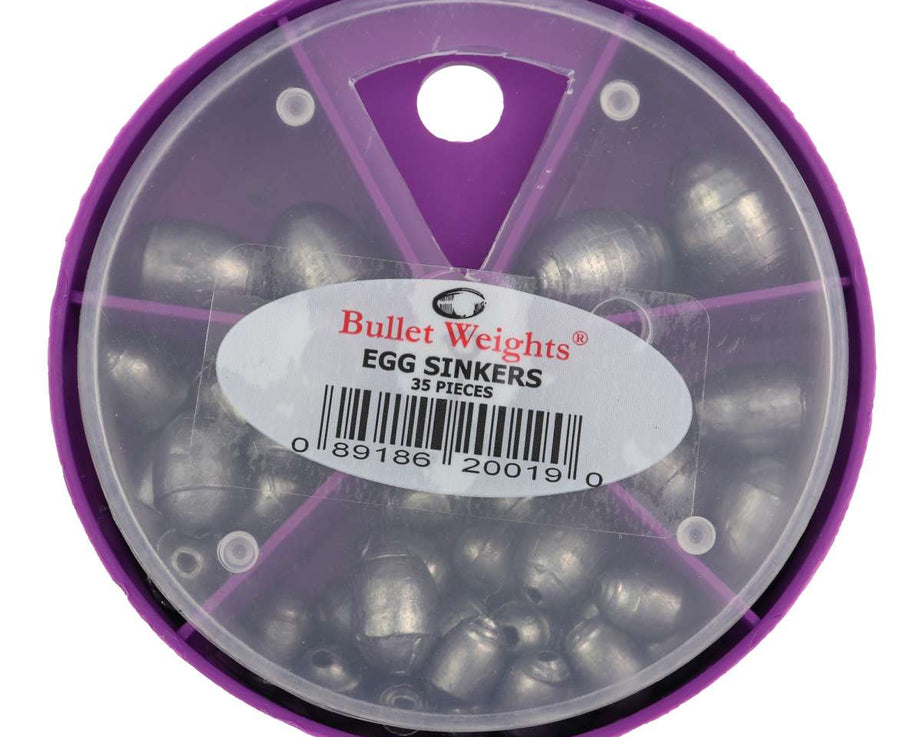 Bullet Weight Skillet Assorted Egg Sinkers