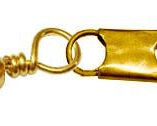 Eagle Claw Barrel Swivel Safety Snap Size 14 Brass 7pk - The Sportsman's Exchange