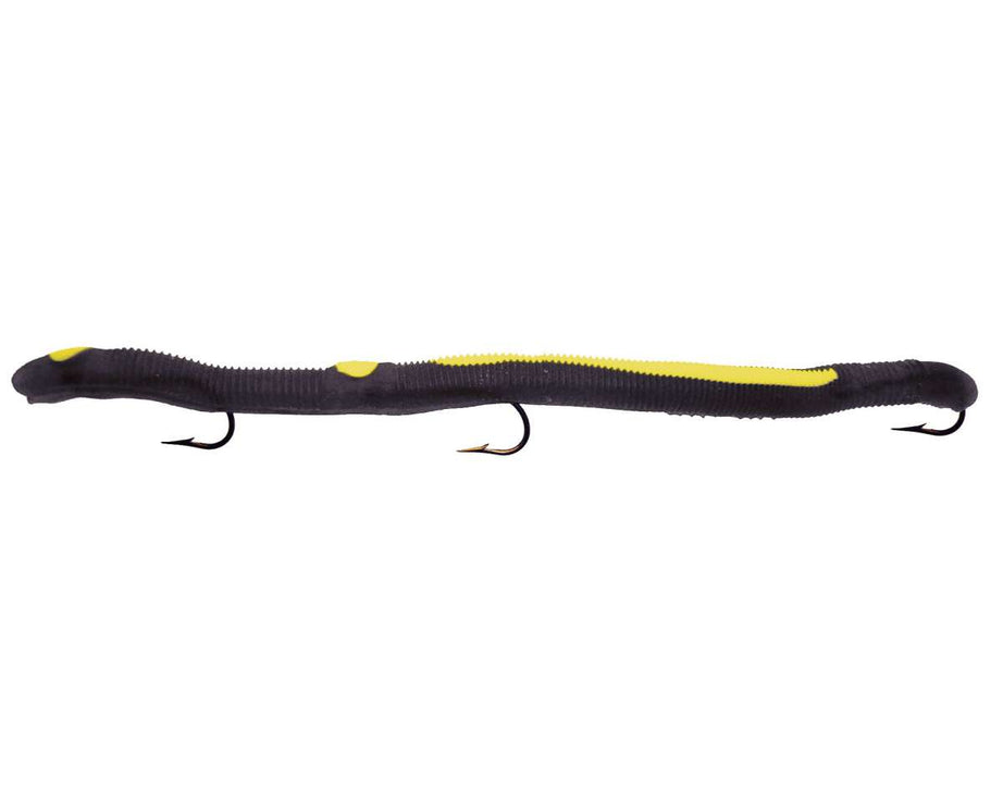 KL Striper Rigged Worm 5.5'' Black Yellow S - The Sportsman's Exchange