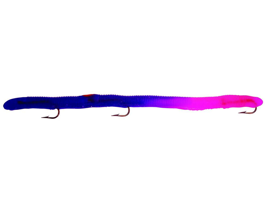 KL Firetail RiggedWorm 5.5'' Purple/Firetail S - The Sportsman's Exchange