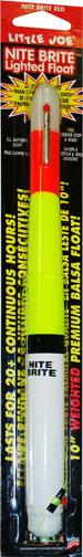 Lindy Pole Floats Weighted 10'' Lighted - The Sportsman's Exchange