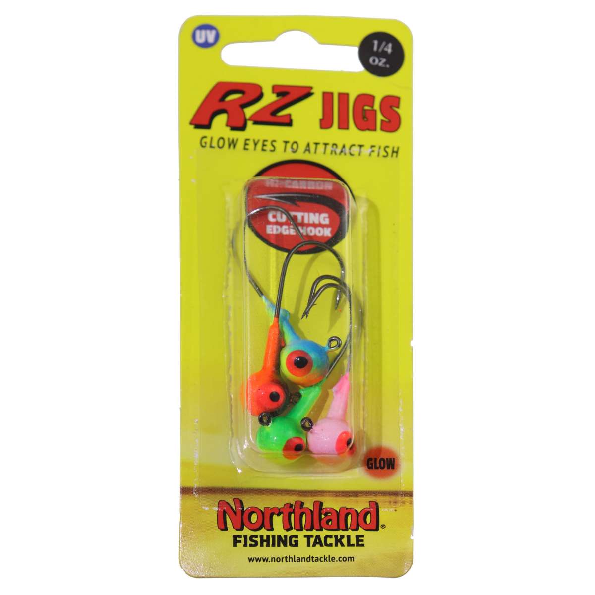 Northland Rz Jig 1/8oz Assorted 5/Card - The Sportsman's Exchange