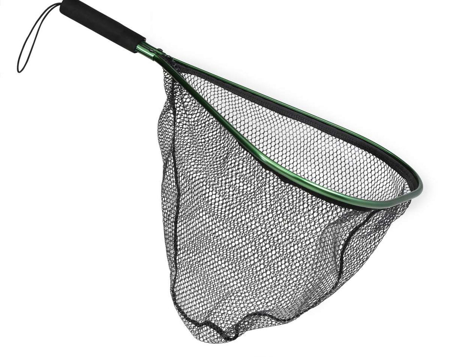 Beckman Nets 11''x16''PVC 7''HandleGrnBlk - POS - The Sportsman's Exchange