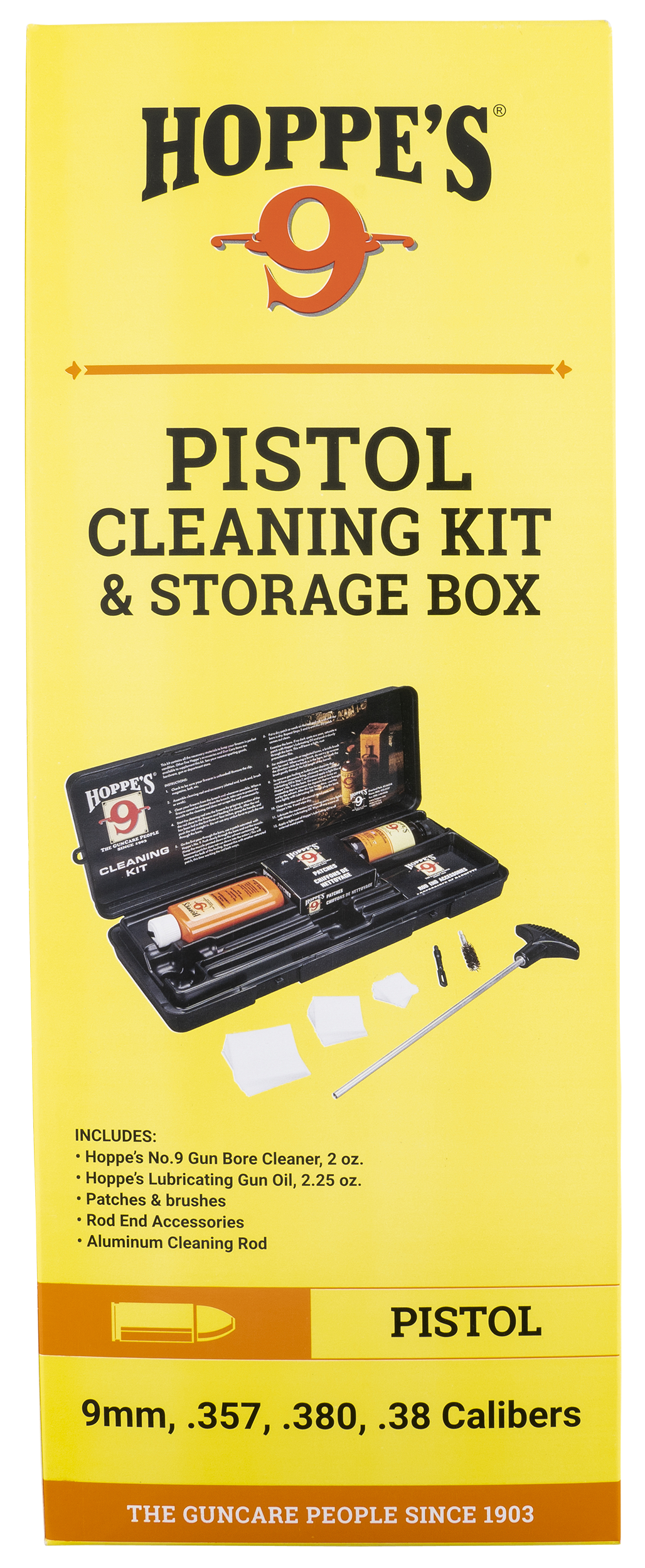 Hoppe's Pistol Cleaning Kit 38/357/9mm