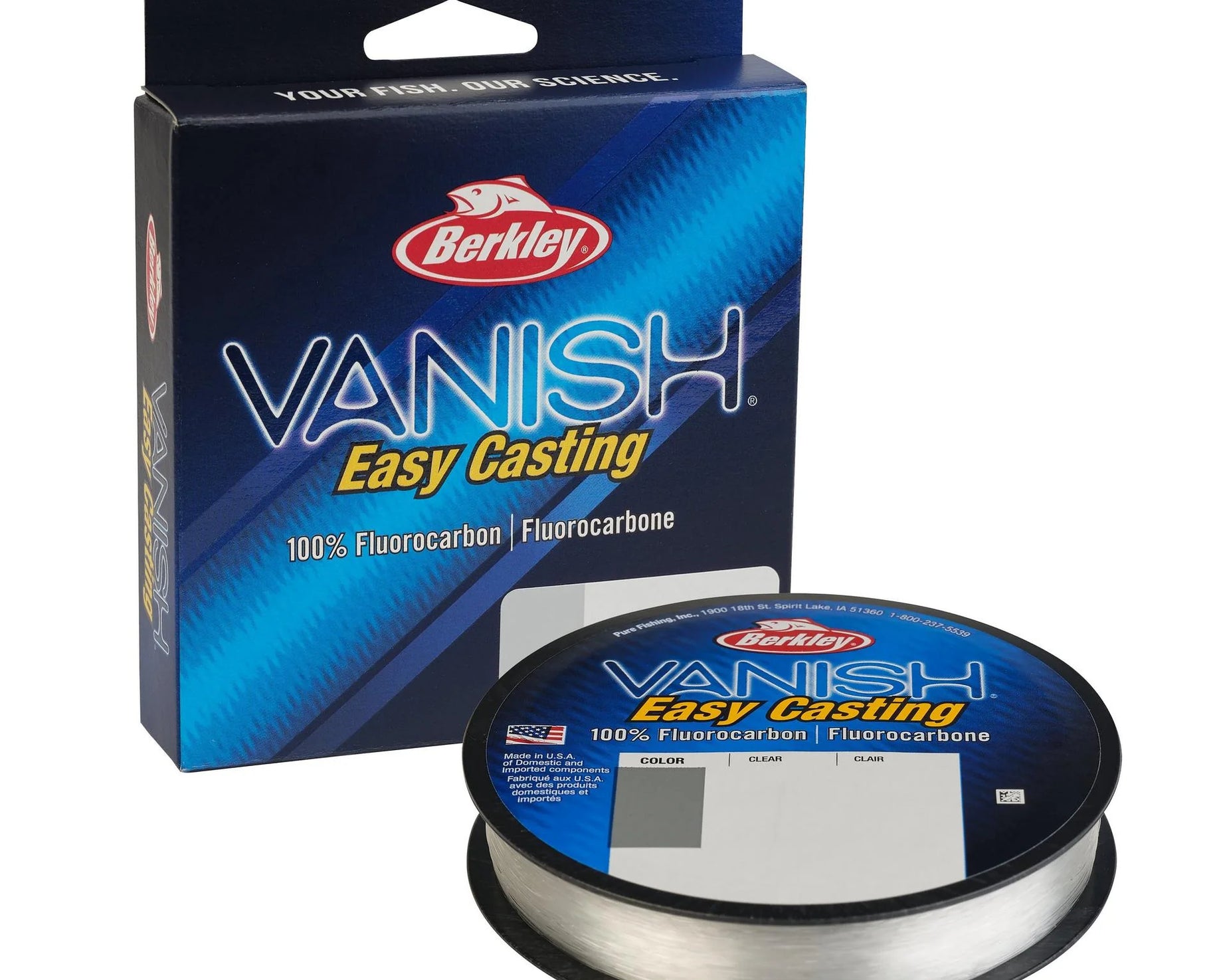 Berkley Vanish Fluoro 250 yd Clear 12 lb S - The Sportsman's Exchange