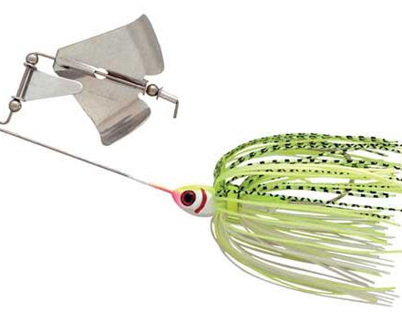 Booyah Buzz 1/4oz White/Chart Shad S - The Sportsman's Exchange