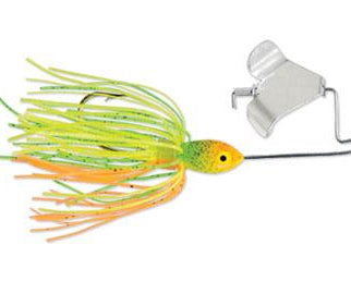 Strike King Mini Pro-Buzz 1/8oz Chart/Orange/Green S - The Sportsman's Exchange