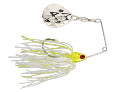 Strike King Mini-King Chartreuse/White S - The Sportsman's Exchange