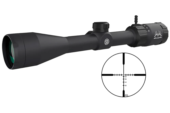 SIG SAUER BUCKMASTERS 3-9X40 BDC BLACK RIFLESCOPE