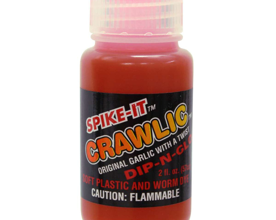 Spike It Crawlic Dip-N-Glo 2oz - Orange - The Sportsman's Exchange