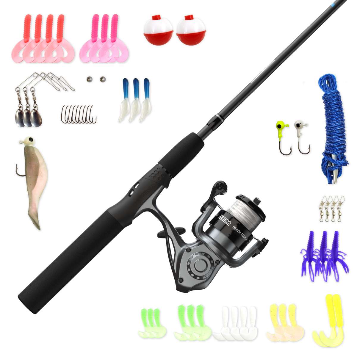 Zebco Ready Tackle Spinning Combo Kit S - The Sportsman's Exchange